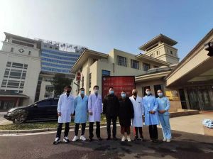 今天，四院一名“战士”出征湖北